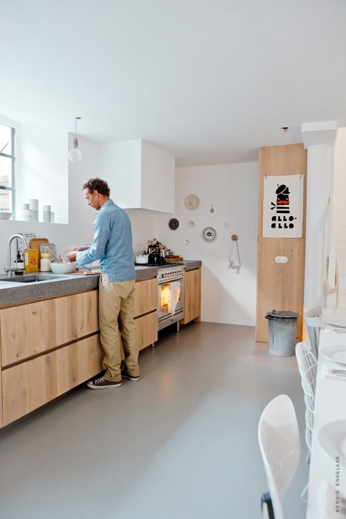 Vloerverwarming bij een gietvloer