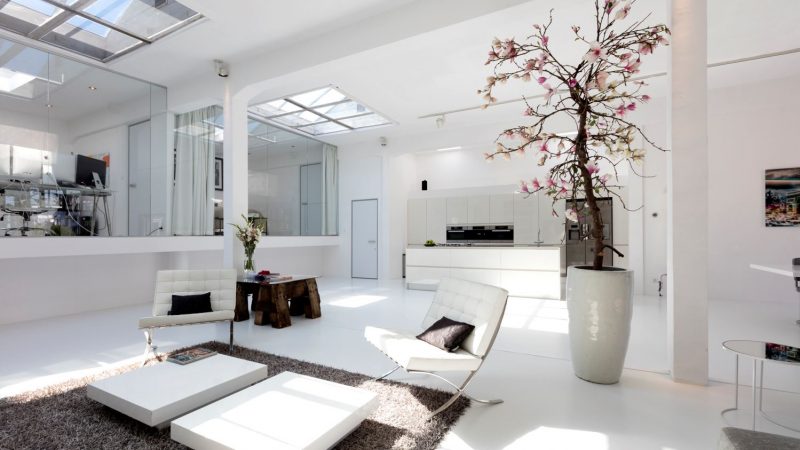 gietvloer in een appartement